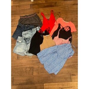 Women's Clothing Bundle Tank Tops Shorts Casual Summer Mix and Match Variety